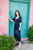 GANESHA EMBROIDERED MAXI DRESS