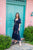 GANESHA EMBROIDERED MAXI DRESS