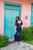 GANESHA EMBROIDERED MAXI DRESS