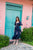 GANESHA EMBROIDERED MAXI DRESS