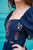 GANESHA EMBROIDERED MAXI DRESS