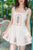 LOTO EMBROIDERY MINI DRESS