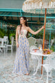 MUMBAI EMBROIDERED MAXI DRESS