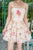 SWEETHEART FLOWER ALL EMBROIDERED MINI DRESS